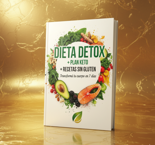 🔥Dieta Detox + Plan Keto + Recetas Sin Gluten | Transformá tu cuerpo en 7 días (80% OFF)🔥